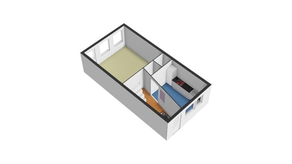 Floorplan - Blokmakersstraat 103, 3025 NC Rotterdam